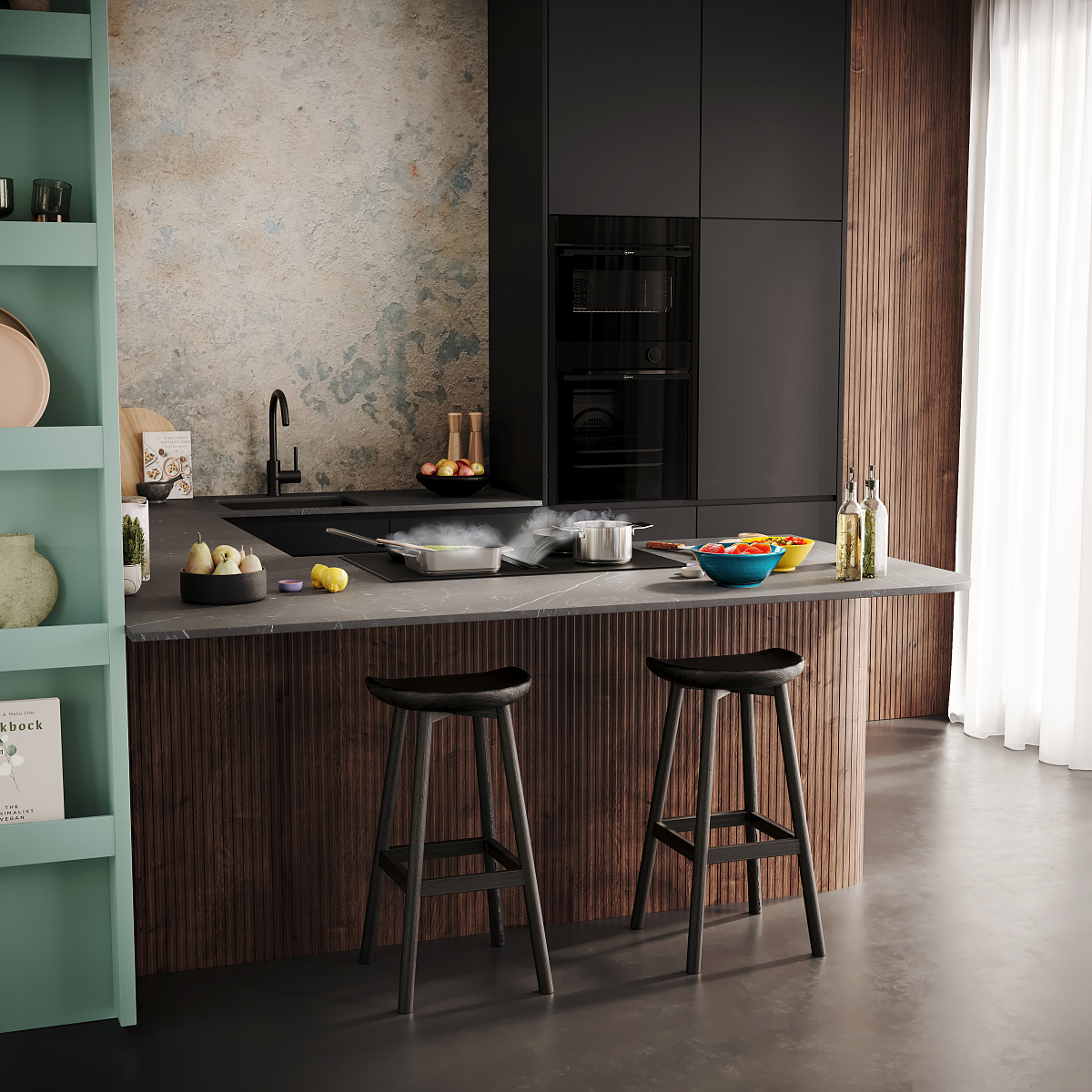 NEFF präsentiert neue Kochfelder in Mattschwarz