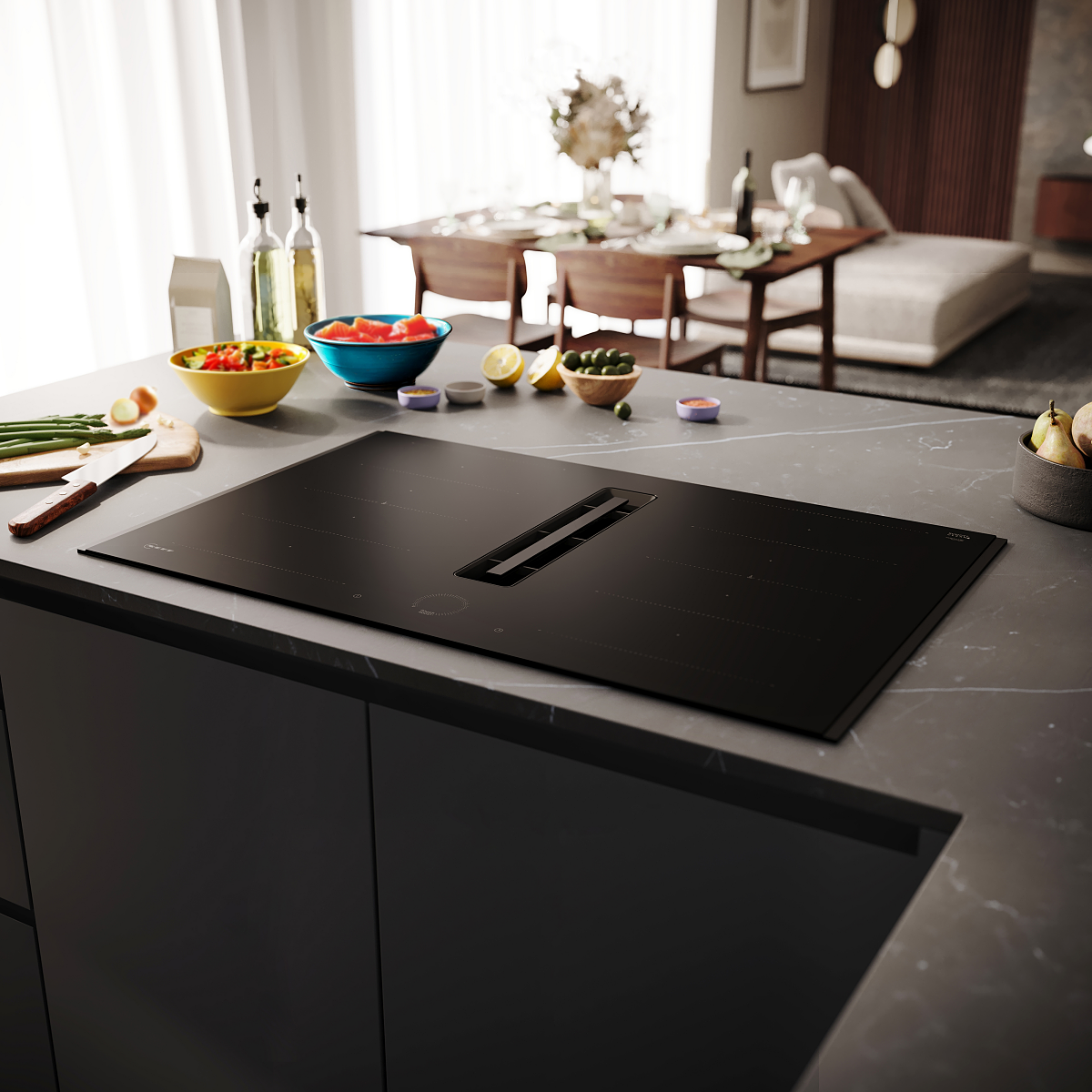 NEFF präsentiert neue Kochfelder in Mattschwarz