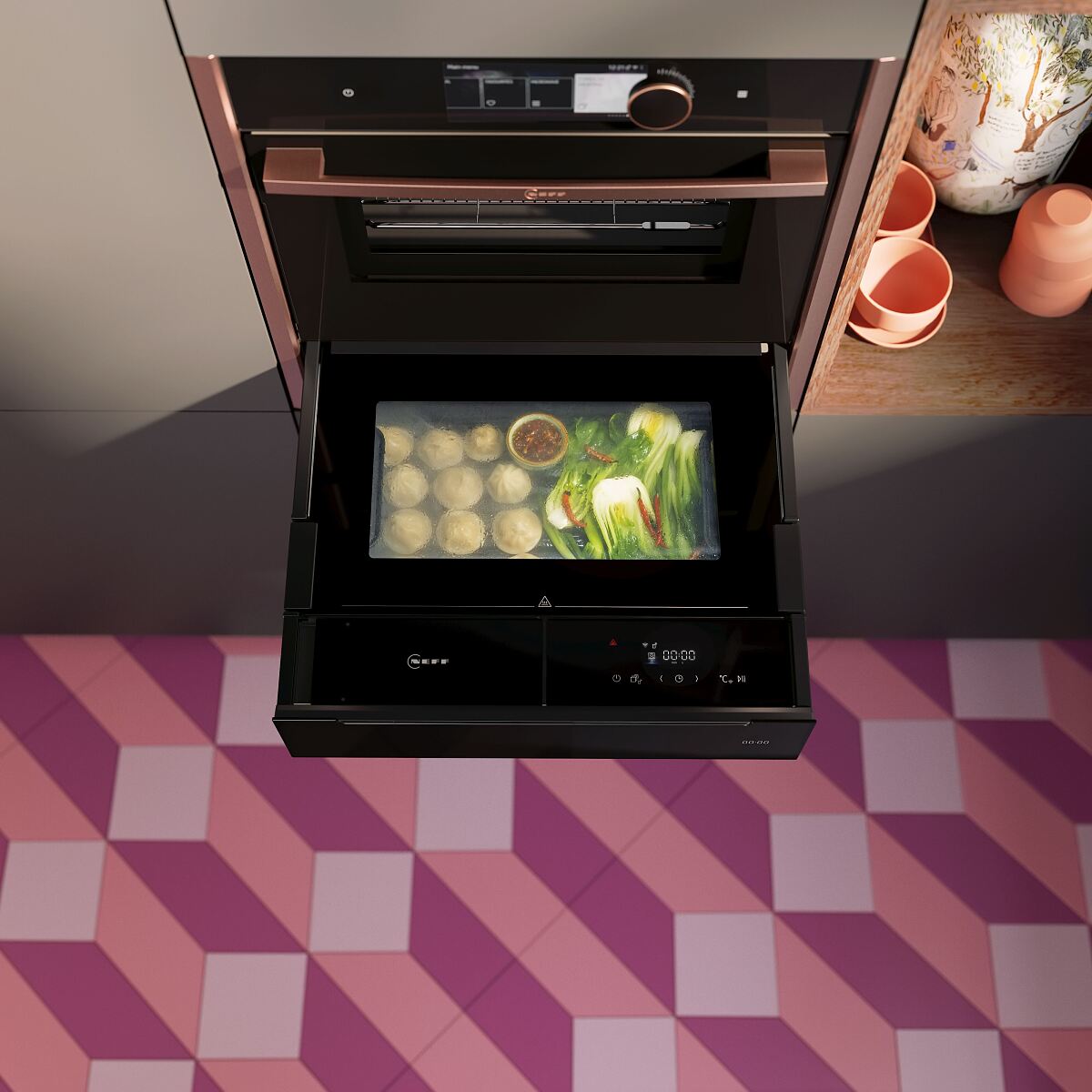 Neff präsentiert die erste Dampfschublade